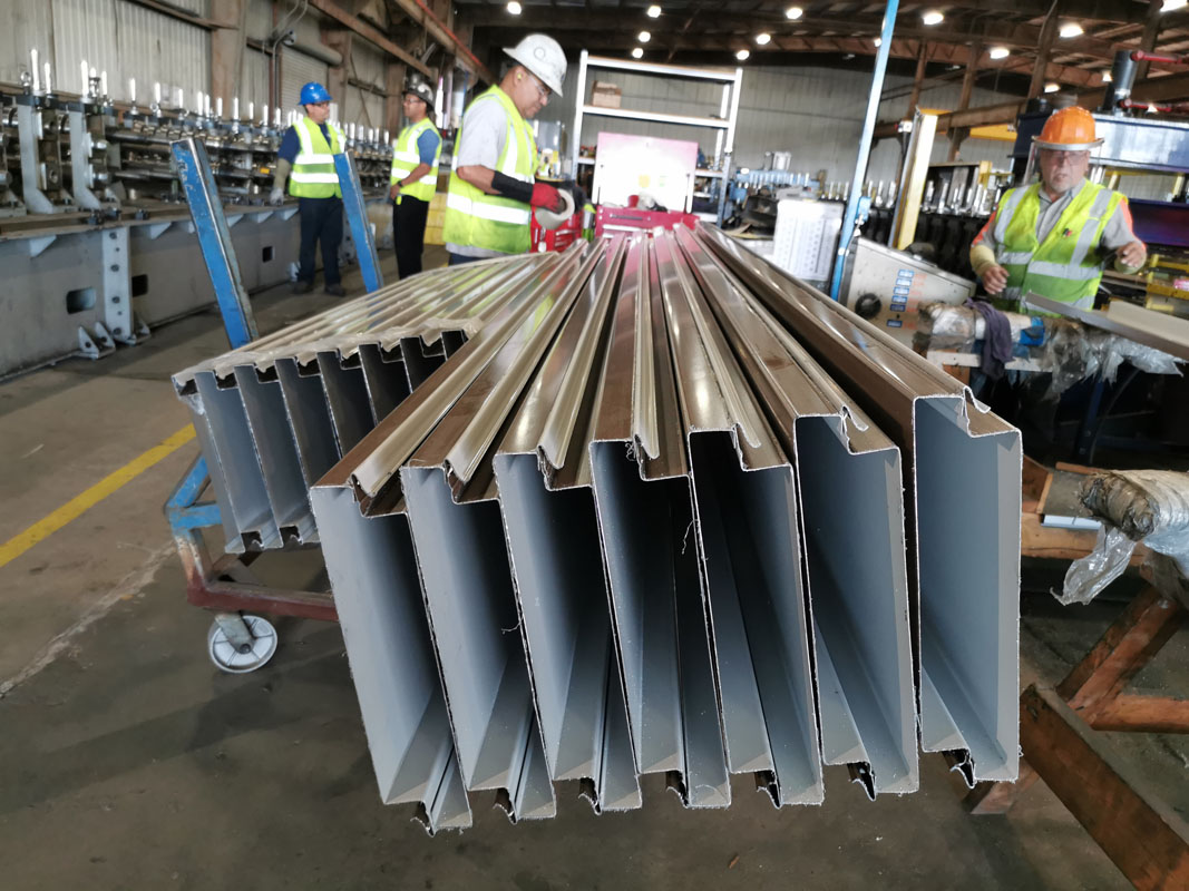 Roll forming production